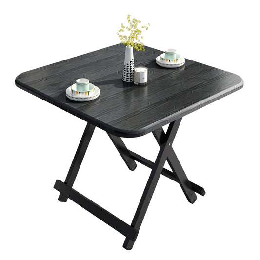 Compact Square Folding Table with Chairs for Apartment or Dorm