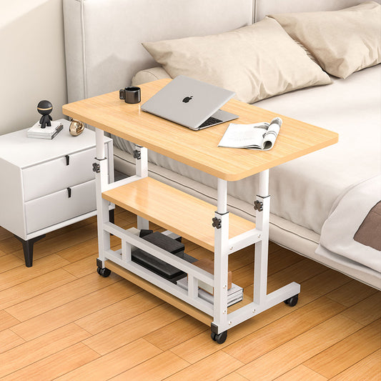 Compact Rolling Desk for Dorm Room, Bedroom, or Home Workspace