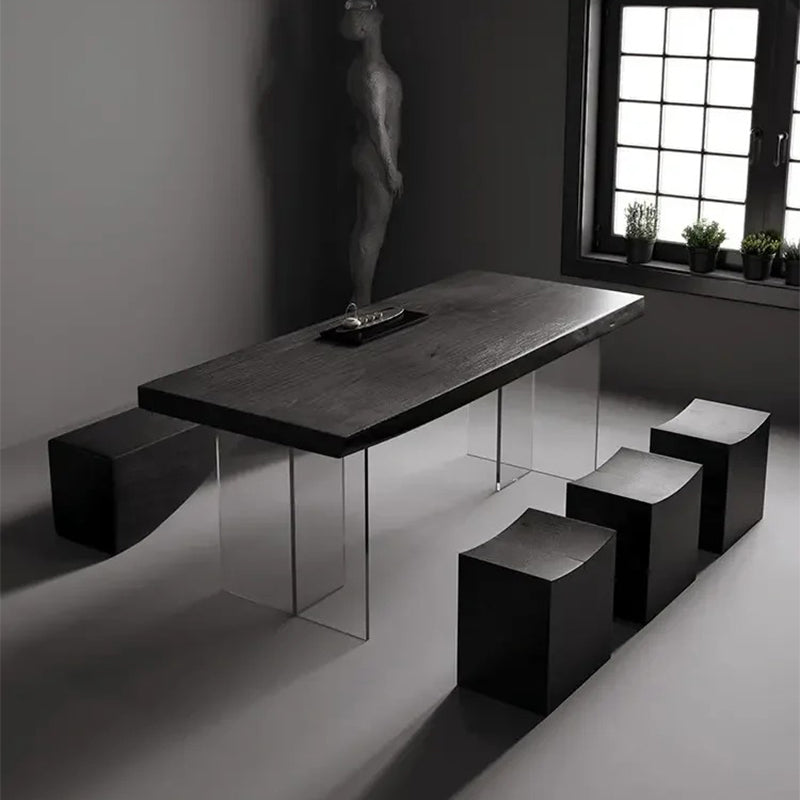 Carbonized Ash Wood Table Slab for DIY Dining or Coffee Table