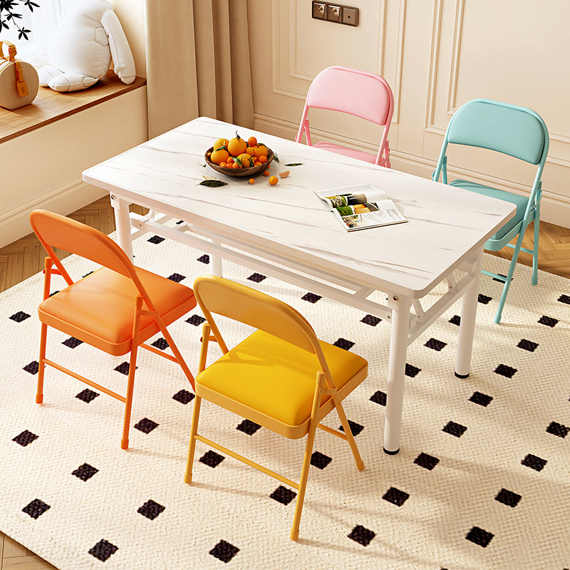 Space-Saving Folding Desk for Home Study, Dining, or Makeup Setup