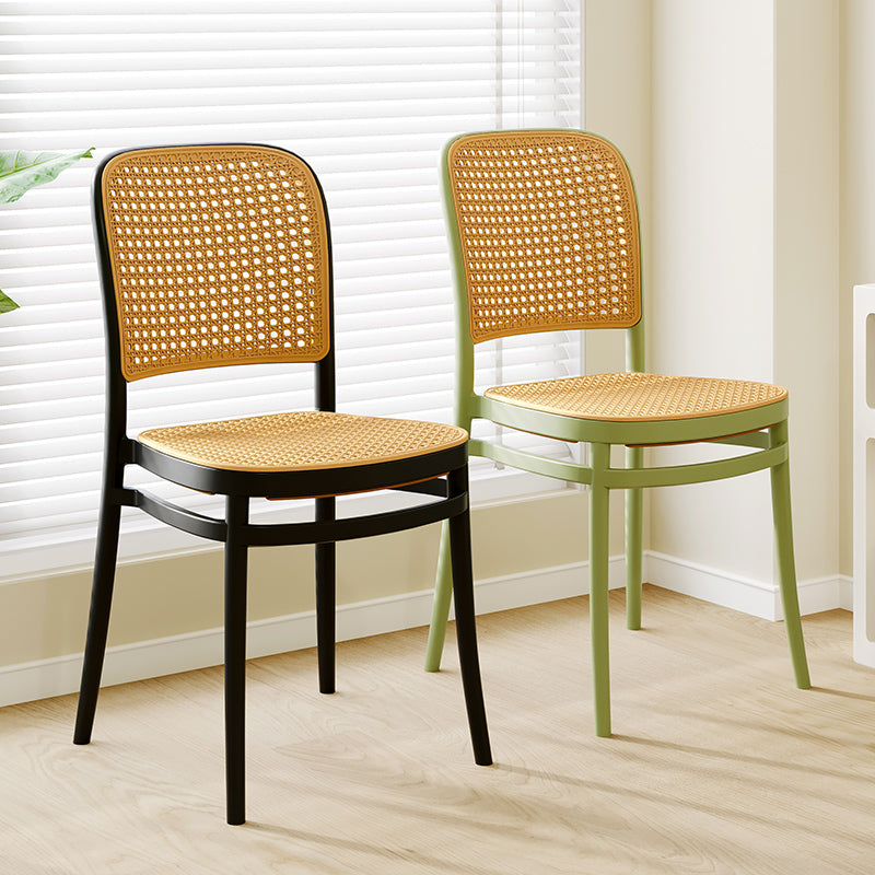 Lightweight Nordic Dining or Desk Chair with Armrest and Back Support